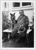 Słoboda, Stanisław Vincenz ze swym psem