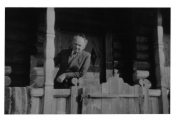 Bystrzec, Stanisław Vincenz na balkonie domu