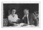 Berno (?), Marina Segantini i Hans Zbinden
