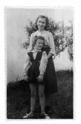 Argentyna, Maria Wojciechowska (z domu Vincenz) ze swoją wnuczką Bajką (Barbarą)
