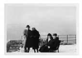 Grenoble, La Bastille, Gustav Goldberg, Irena Vincenzowa, Krysia Goldberg, Stanisław Vincenz