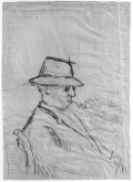 Stanisław Vincenz, rysunek Dante Elsnera, 1951-55